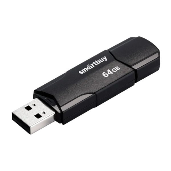 Флеш-накопитель Smartbuy Clue 64GB USB3.1 пластик черный