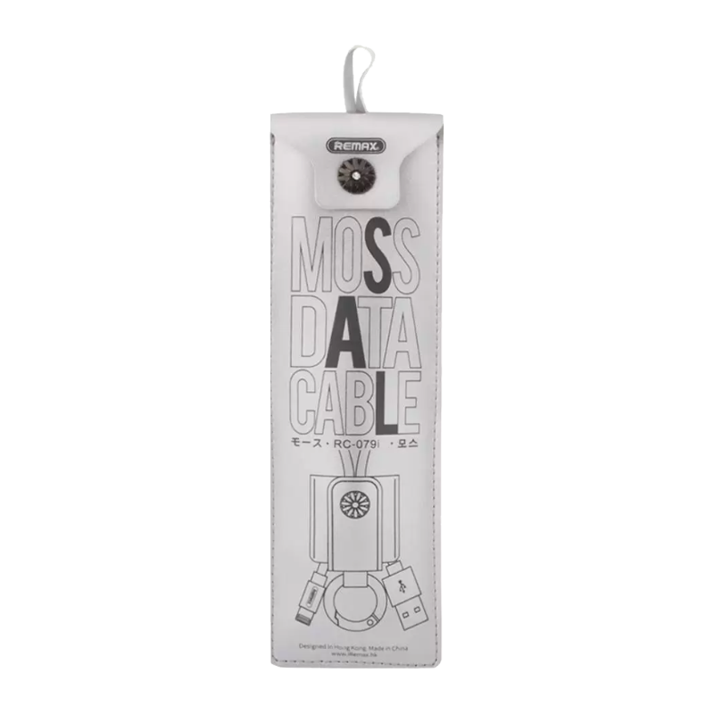 USB кабель REMAX Moss (IPhone 5/6/7/SE) RC-079i Серебро
