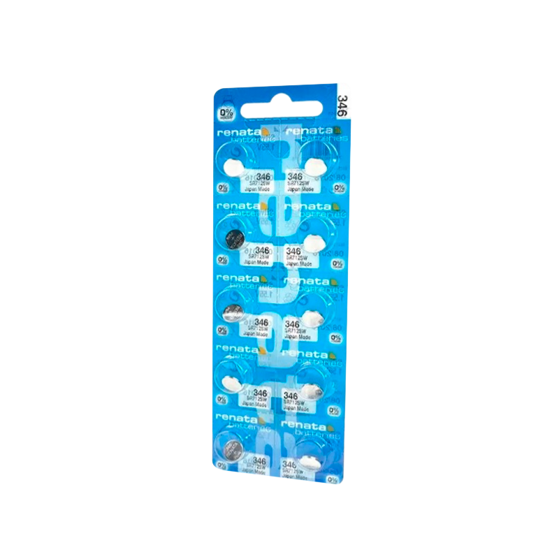 Батарейка Renata 346 (SR712SW) BL10 Silver Oxide 1.55V (10/100)