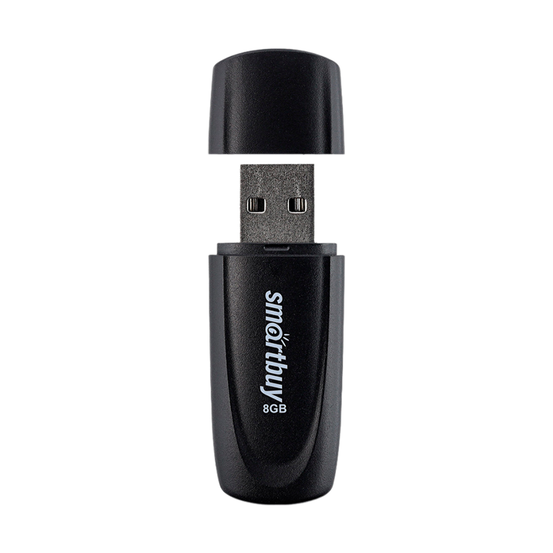 Флеш-накопитель Smartbuy Scout 8GB USB2.0 пластик черный