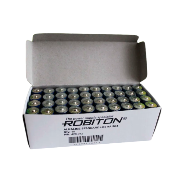 Батарейка ROBITON STANDARD LR6 SR4&nbsp;&nbsp;в упак 40 шт (40/800)