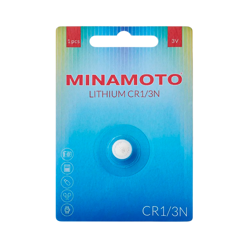 Батарейка Minamoto CR1/3N BL1 Lithium 3V (20/360)