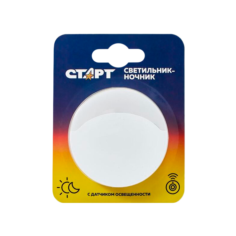 Ночник Старт "Круг1" NL 1LED белый