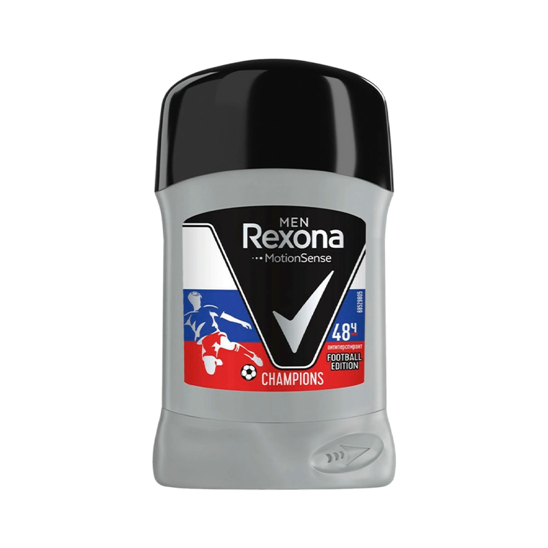 Дезодорант мужской Rexona Champions стик 50мл (1/6)