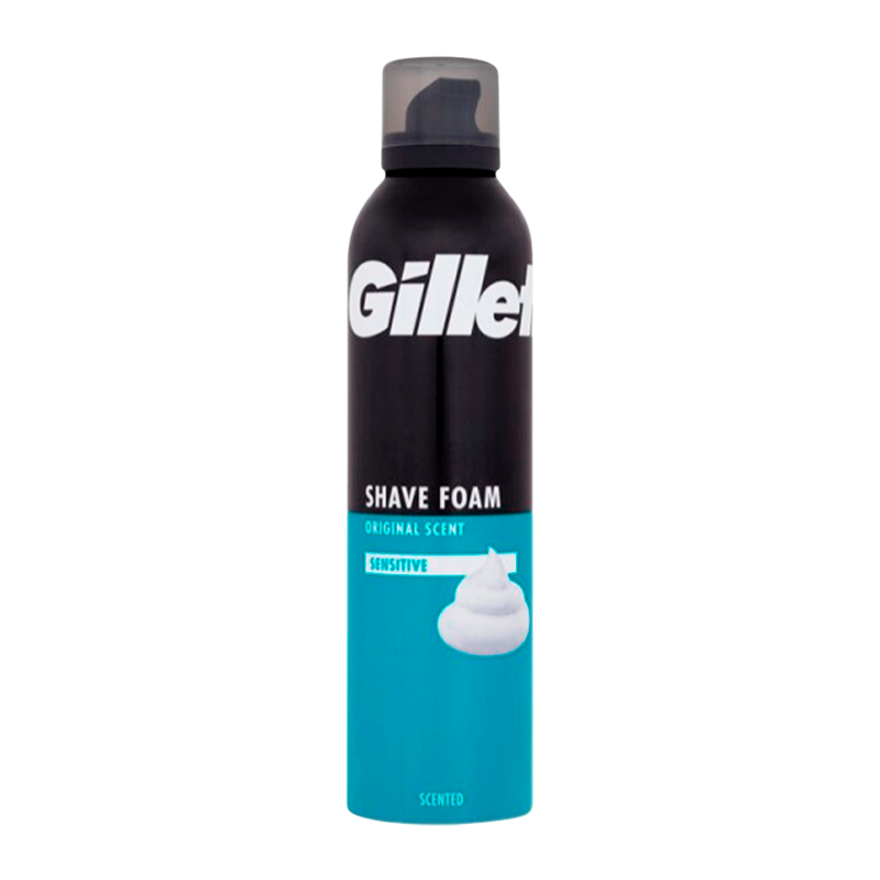Пена для бритья Gillette Sensitive 300мл (1/6)