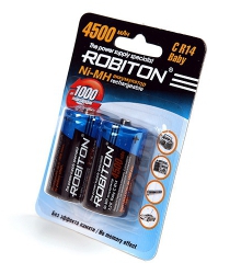 Аккумулятор ROBITON 4500MHC-2 BL2 (2/50/200)