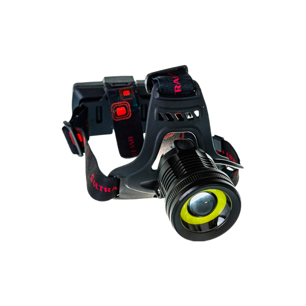 Фонарь налобный Ultraflash E1335 2W 1LED+COB от аккумулятора IP20 4 режима черный (1/50)
