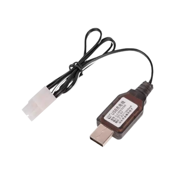 Зарядное устройство USB-7.2VTB тамия большая, 250мА, для сборок 7.2В