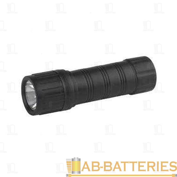 Фонарь универсальный Трофи TB1L 1W 1LED от батареек черный (1/25/300)