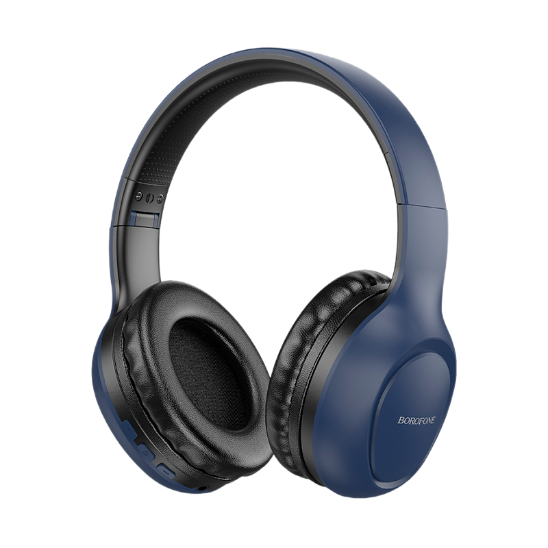 Наушники полноразмерные Borofone BO19 bluetooth 5.3 синий (1/30)