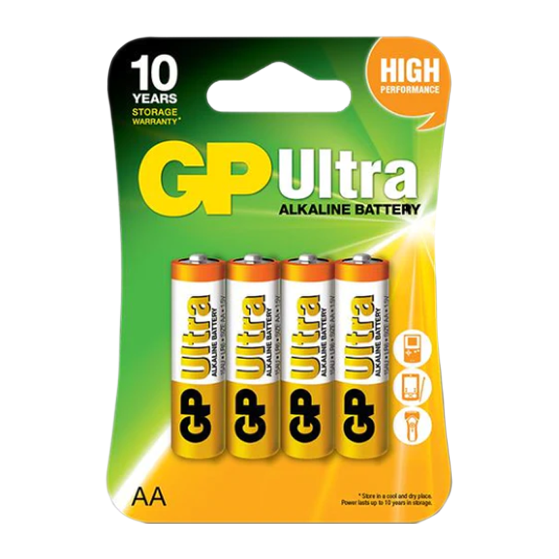 Батарейка GP ULTRA LR6 AA BL4 Alkaline 1.5V (4/40/160/320) R