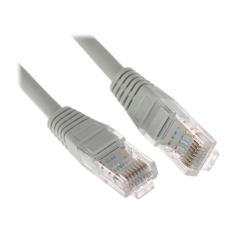 Патч-корд Geplink RJ-45 (m)-RJ-45 (m) 5.0м кат.5е ПВХ 26AWG серый (1/10/200)