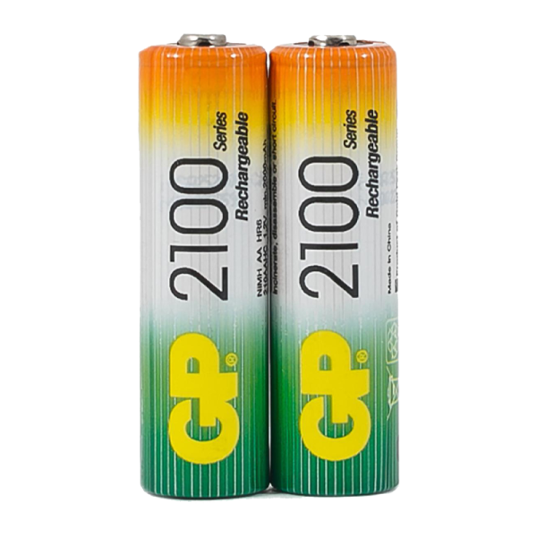 Аккумулятор бытовой GP HR6 AA BL2 NI-MH 2100mAh в пластиковой упаковке (2/20/200)