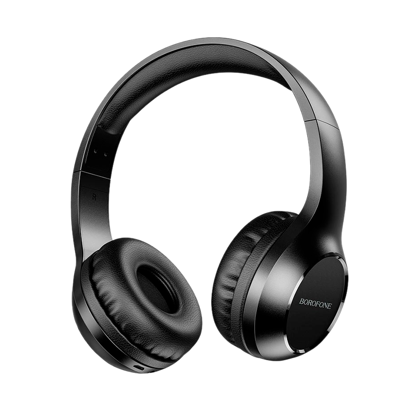 Наушники полноразмерные Borofone BO12 bluetooth 5.0 с микр. черный (1/20)