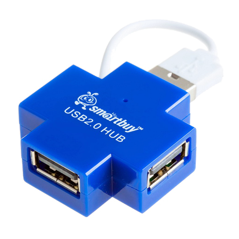 USB-Хаб Smartbuy 6900 4USB голубой