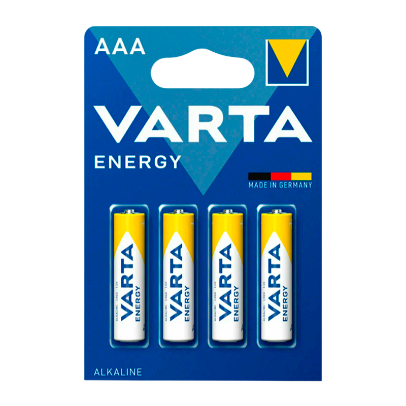 Батарейка Varta ENERGY LR03 AAA BL4 Alkaline 1.5V (4103) (4/40/200)