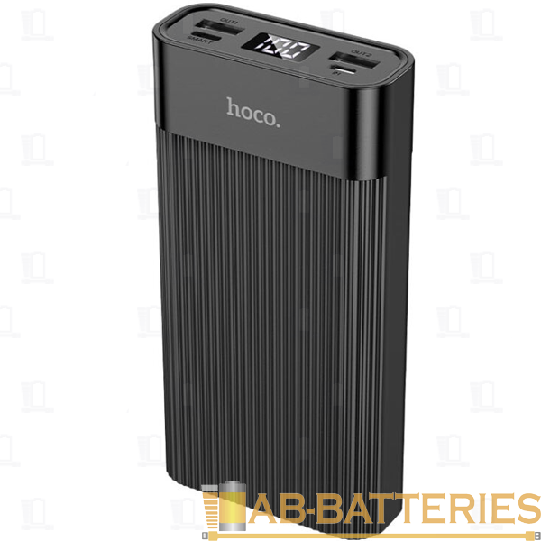 Внешний аккумулятор HOCO J85 20000mAh 2.0A 2USB/Type-C черный (1/25)