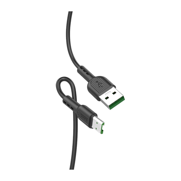 Кабель HOCO X33 USB (m)-microUSB (m) 1.0м 4.0A ПВХ черный (1/33/330)