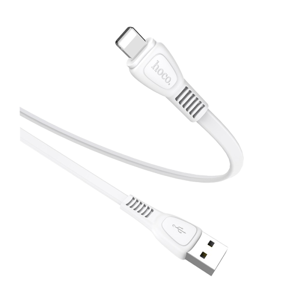 Кабель HOCO X40 USB (m)-Lightning (m) 1.0м 2.4A TPE белый (1/33/330)