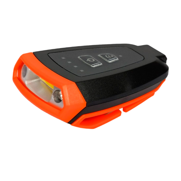 Фонарь налобный Старт LOE 504-C1 3W от аккумулятора IPX5 4 режима черный/оранжевый (1/30/120)