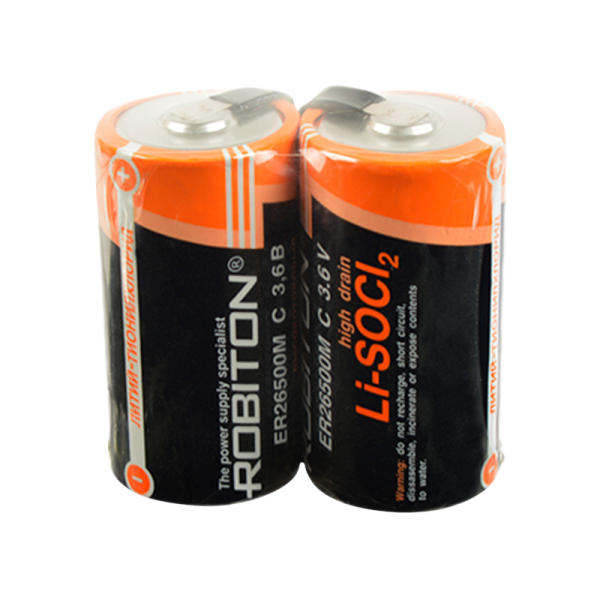 Батарейка ROBITON ER26500M-FT C высокотоковые с лепестковыми выводами SR2, в упак 10 шт 2/10/160