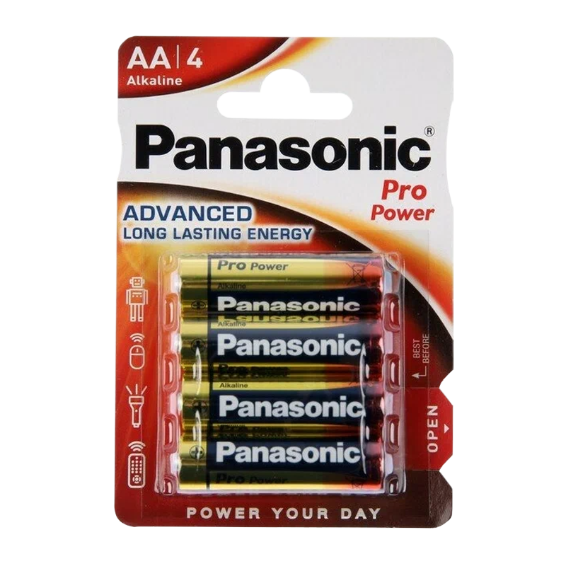 Батарейка Panasonic PRO Power LR6 AA BL4 Alkaline 1.5V (4/48/240)