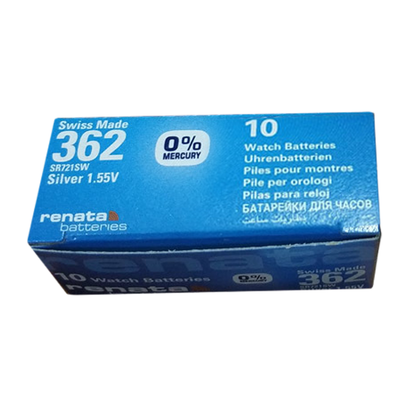 Батарейка Renata 362 (SR721SW) Silver Oxide 1.55V (1/10/100)