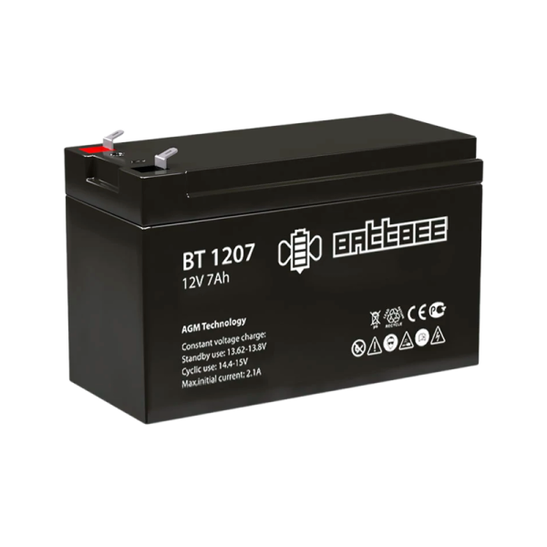 Аккумулятор свинцово-кислотный Battbee BT 1207 12V 7Ah