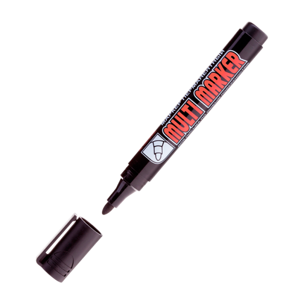 Маркер перманентный Crown Multi Marker CPM-800 3.0мм черный (1/12/720)