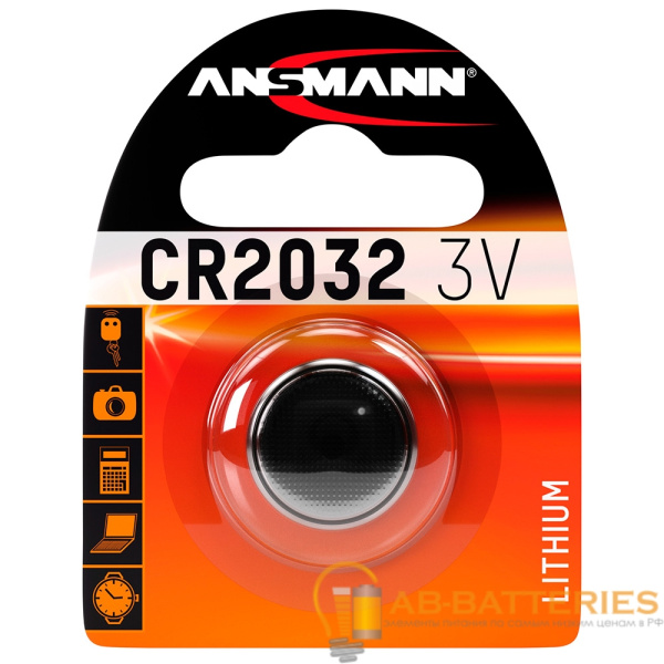 Батарейка ANSMANN CR2032 BL1