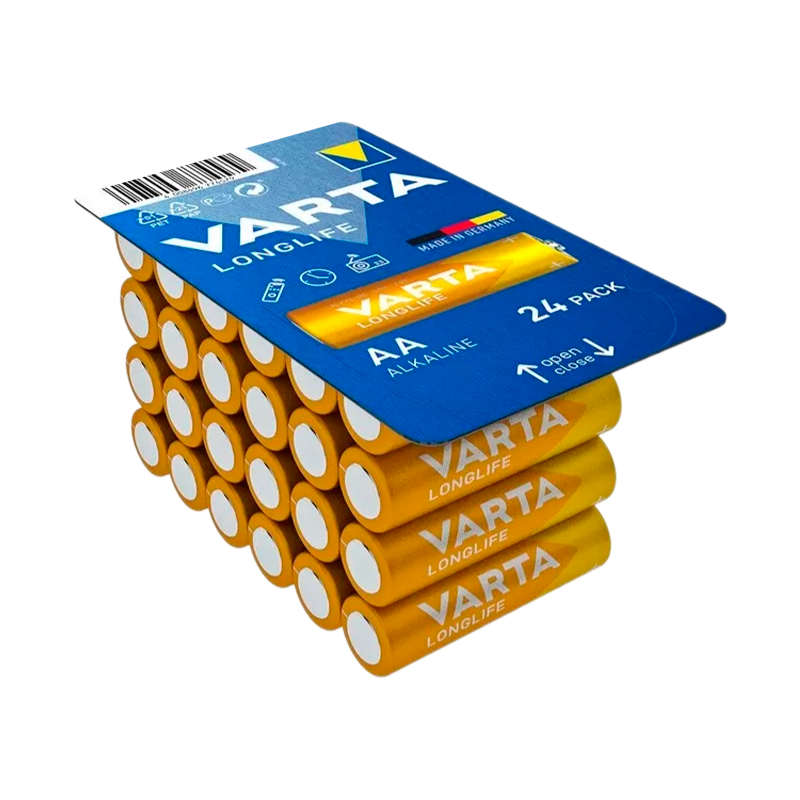 Батарейка Varta LONGLIFE LR6 AA BOX24 Alkaline 1.5V (4106)
