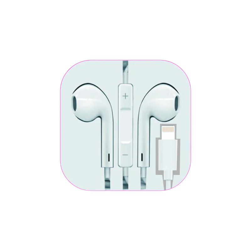 *Наушники вставные GoPower GPHP10 Lightning (m) белый 