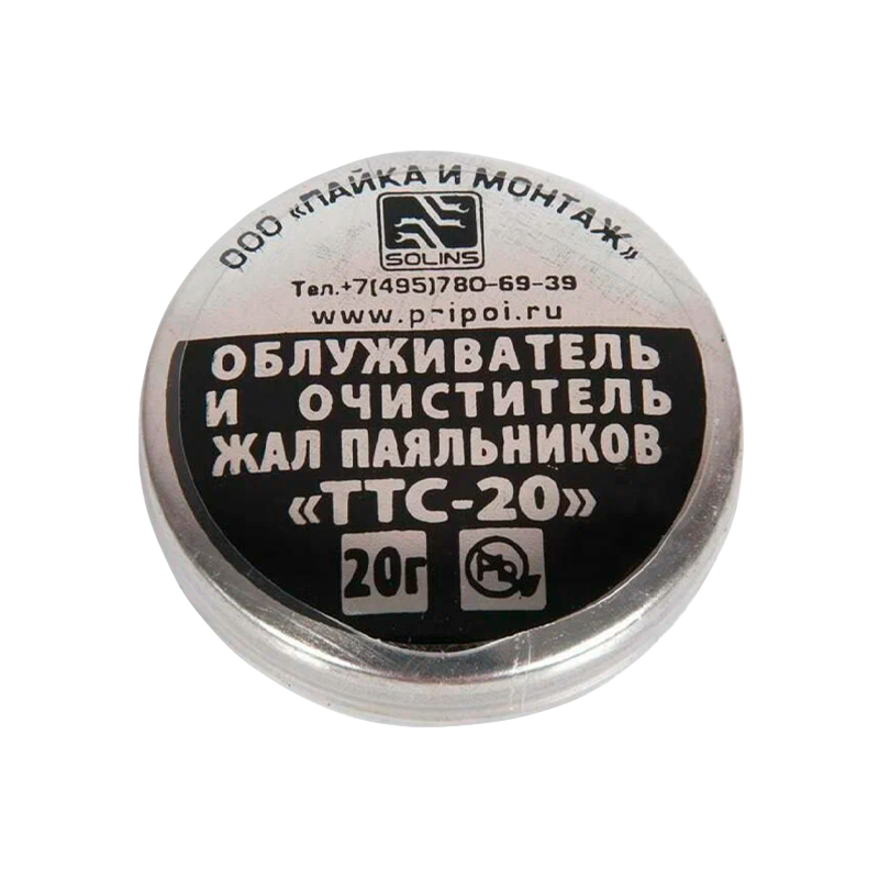 Очиститель Solins TTC-20 для паяльных жал 20г