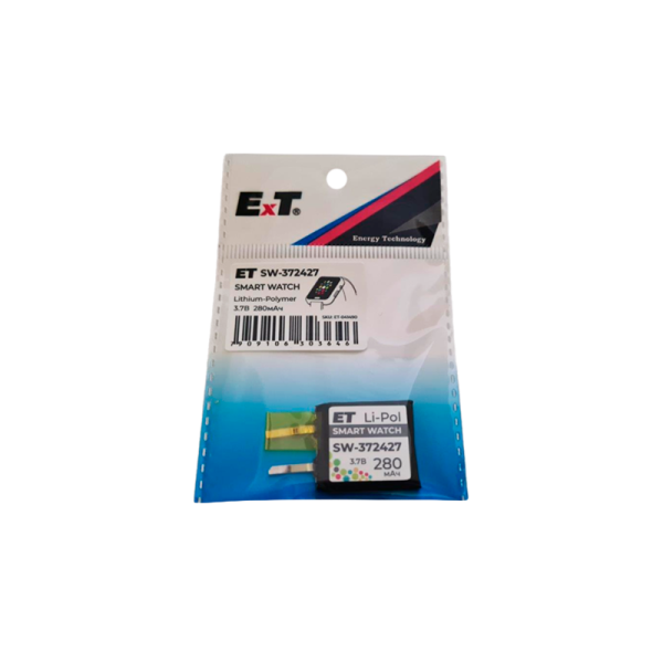 Аккумулятор ET SW-372427 3.8В, 280мАч,&nbsp;&nbsp;для Smart Watch