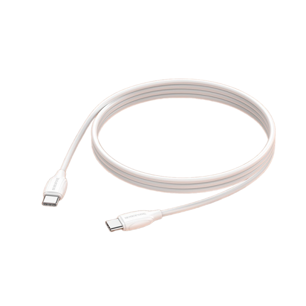 Кабель Borofone BX19 USB (m)-Type-C (m) 1.0м 3.0A ПВХ белый (1/648)