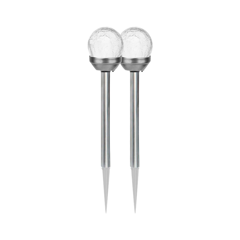 *Фонарь садовый Космос 201L 1LED от солнечной батареи IP44 2шт. (2/48) 