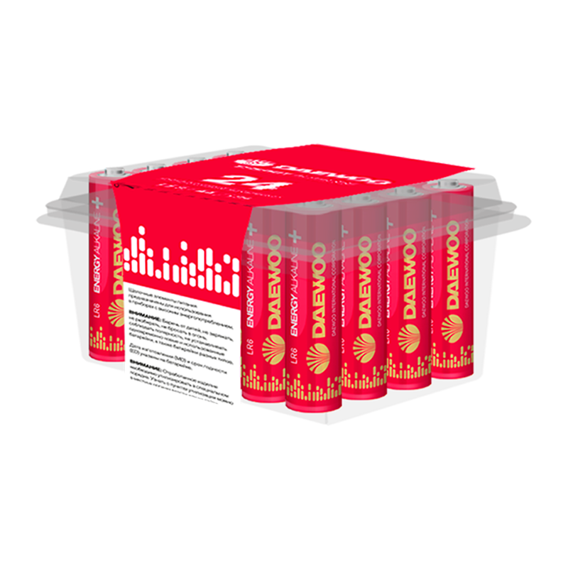 Батарейка Daewoo ENERGY LR6 AA BOX24 Alkaline 1.5V (24/144/576)
