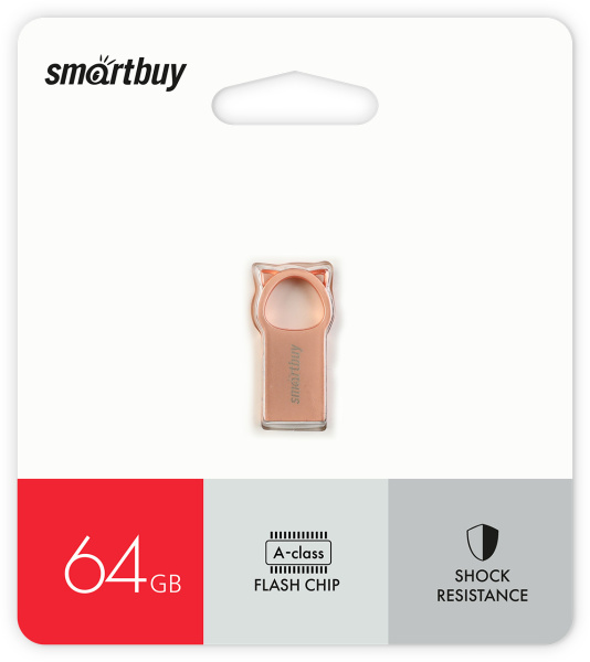 Флеш-накопитель Smartbuy MC5 64GB USB2.0 металл розовое золото
