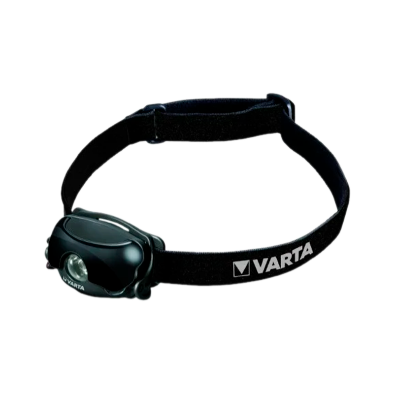 Фонарь налобный Varta HEADLIGHT 1LED от батареек (13630) черный