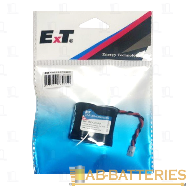 Батарея ET Gas-2S-CR123MX 6В, cell made in Indonesia