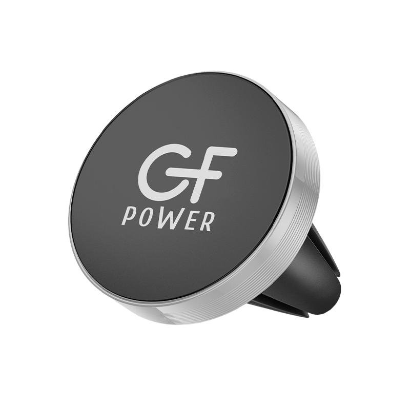 Держатель автомобильный GFPower CH-01 в воздуховод магнит серебряный (1/300)