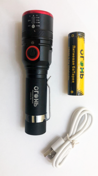 Фонарь универсальный Без бренда H-610-T6 COB от аккумулятора USB ZOOM