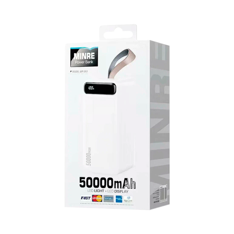 Внешний аккумулятор WK WP-283 50000mAh белый