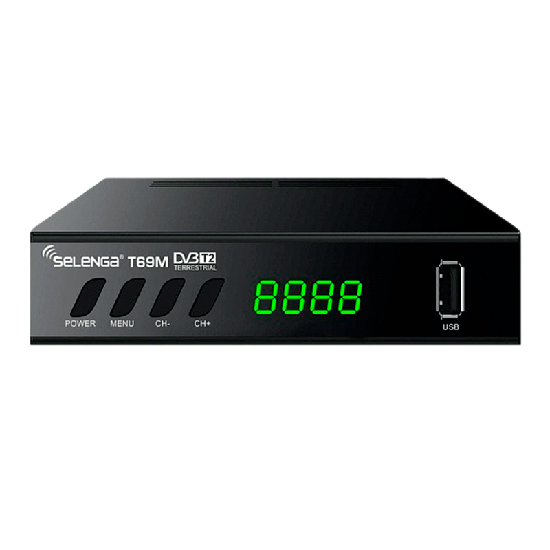 Приставка для цифрового ТВ Selenga T69M DVB-T/T2/C черный (1/20)