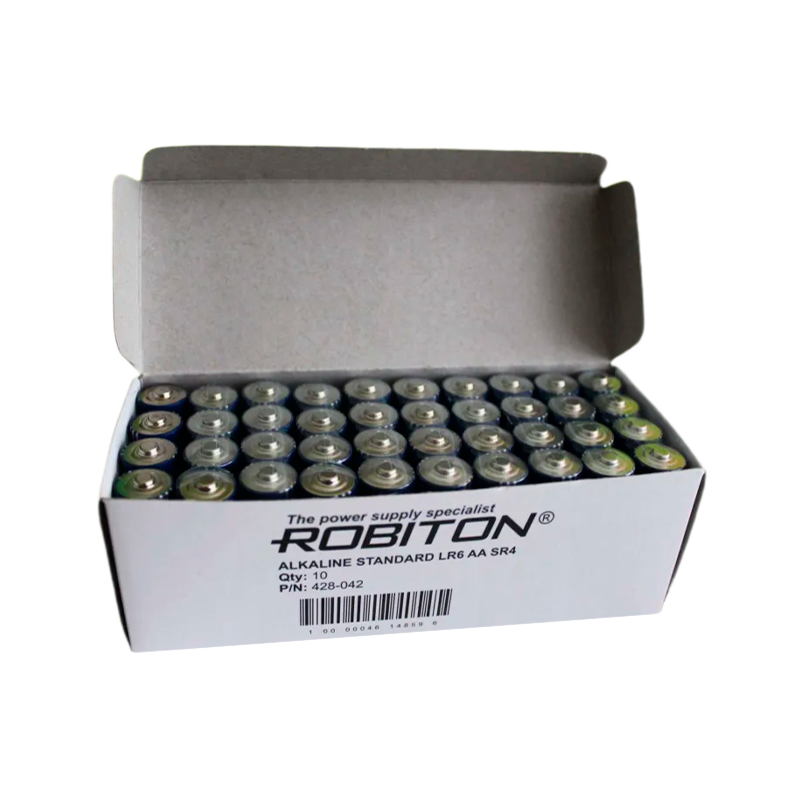 Батарейка ROBITON STANDARD LR6 SR4&nbsp;&nbsp;в упак 40 шт (40/800)