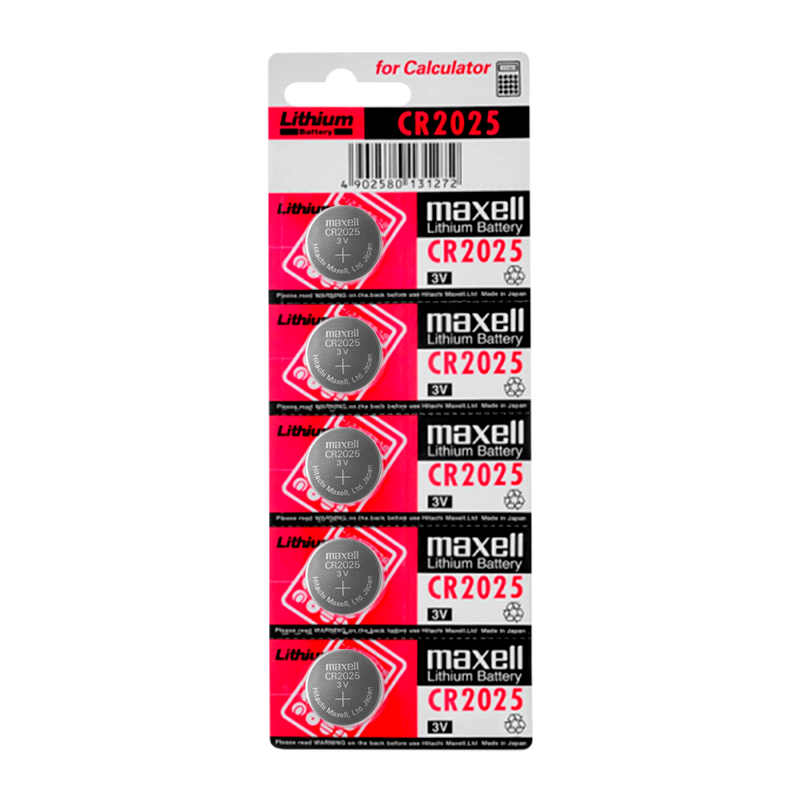 Батарейка Maxell CR2025 BL5 Lithium 3V (5/100/2000)