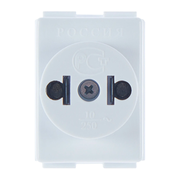 Сетевой переходник Старт универсальный 3р.Б/З белый (1/64)