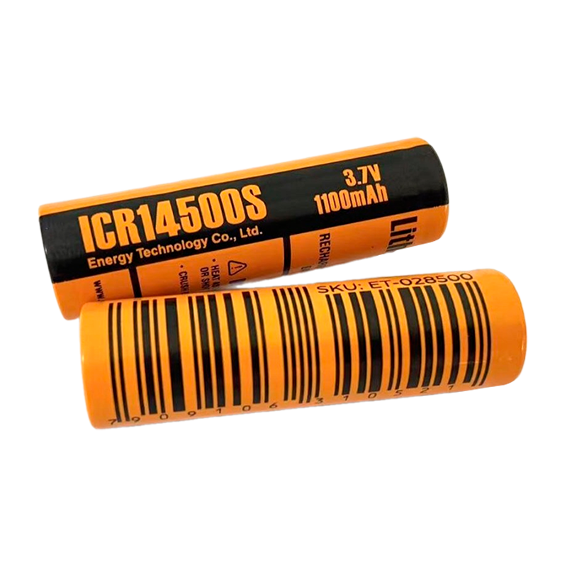 Аккумулятор ET ICR14500S 14.1*50.0, 1100мАч, Li-Ion (1/1000)