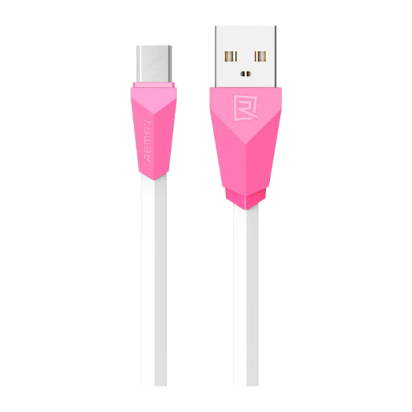 USB кабель REMAX Alien (Micro) RC-030M Розовый (1M, 2A)