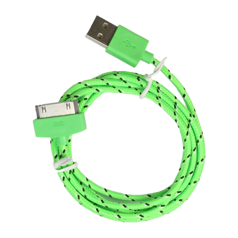 Кабель Smartbuy iK-412n USB (m)-Apple 30pin (m) 1.0м 1.0A ПВХ белый (1/500)
